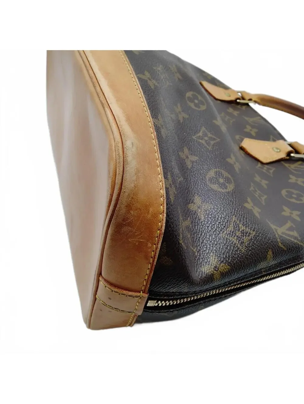 Louis Vuitton LV Hand Bag Alma Brown Monogram VI0030